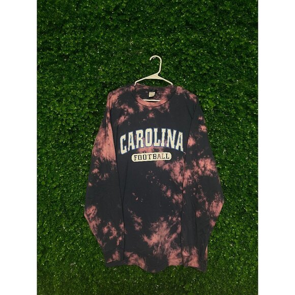 Vintage Acid Wash University of North Carolina Football Hoodie, Adult Mens XL (f - Picture 1 of 2